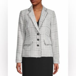 Karl Lagerfeld Paris Tweed Blazer
